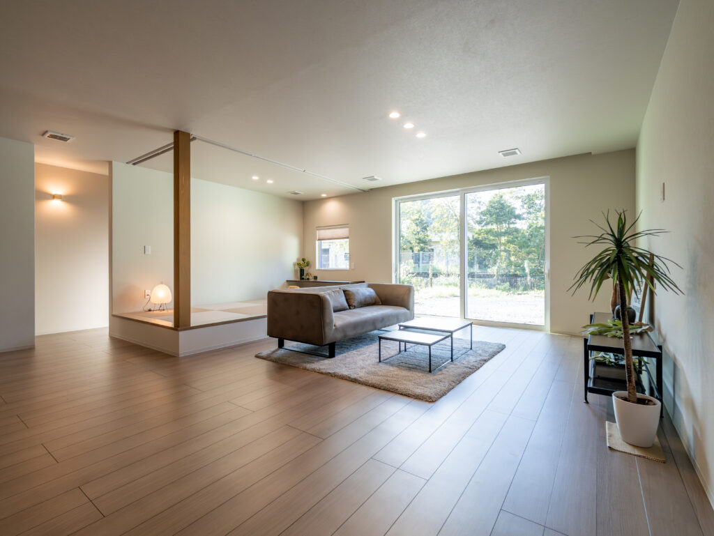 自然体に暮らす、大空間LDKと家事ラク動線の住まい